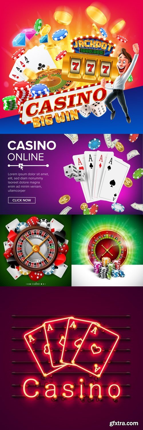 Vectors - Shiny Casino Backgrounds 17