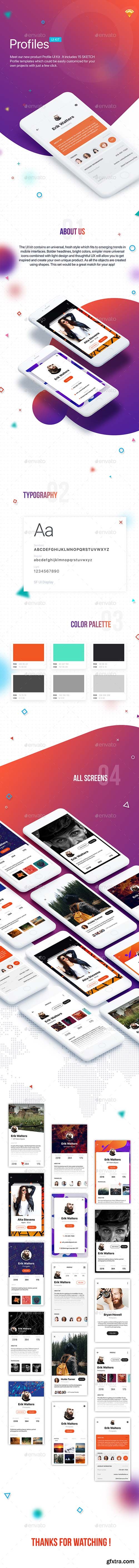 GR - Profile Mobile UI Kit 20962004