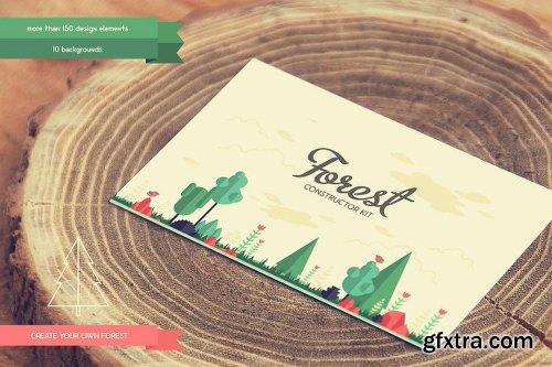 CreativeMarket Forest Constructor Kit 254884