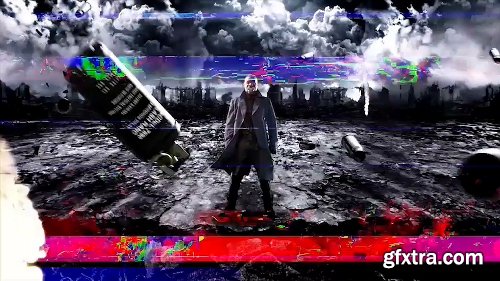 Videohive Glitch Transition 4K 20756178