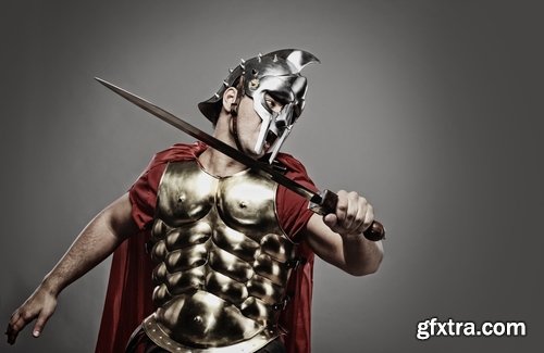 Roman gladiator medieval warrior a Spartan armor sword shield 25 HQ Jpeg