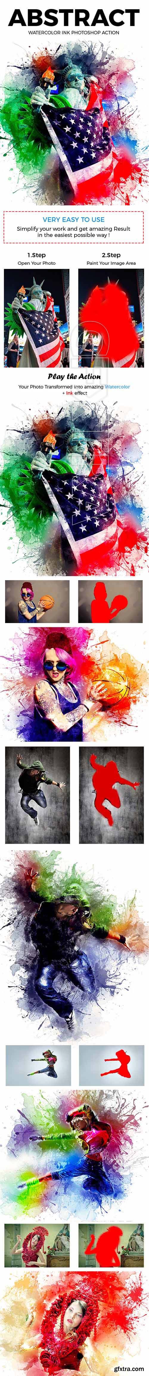 GraphicRiver - Abstract Watercolor Ink Photoshop Action 20953880