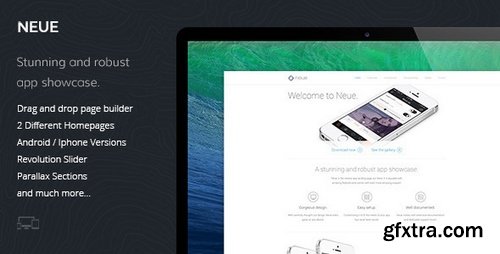 ThemeForest - Neue v1.0.1 - App Landing Page WordPress Theme 14551454