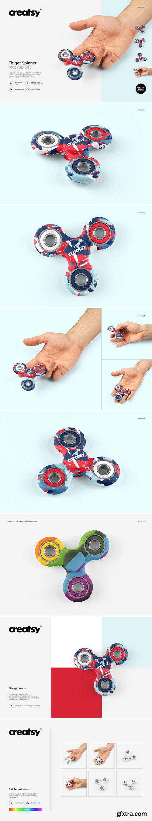 CM - Fidget Spinner Mockup Set 1994677