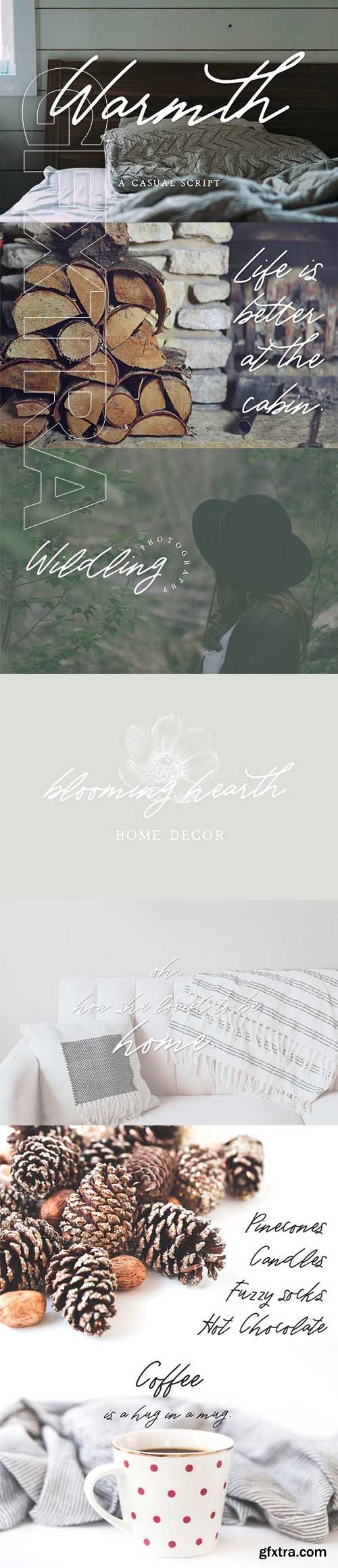 CreativeMarket - Warmth Casual Script 2040255