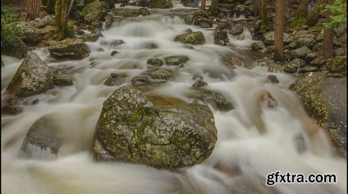 Yosemite National Park Nature, Landscape Hyperlapse - Motion Timelapse