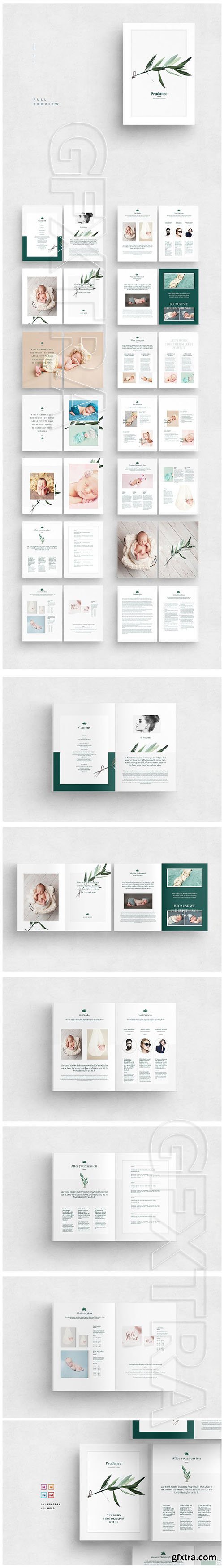 CreativeMarket - Newborn Photography Magazine 2043308