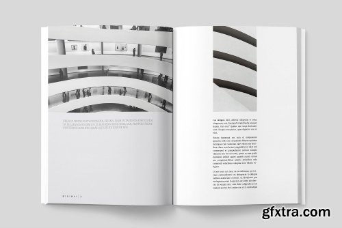 CreativeMarket MINIMAL MAGAZINE 2025418