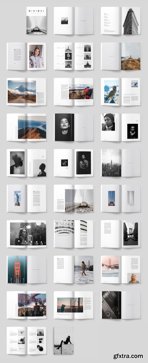 CreativeMarket MINIMAL MAGAZINE 2025418