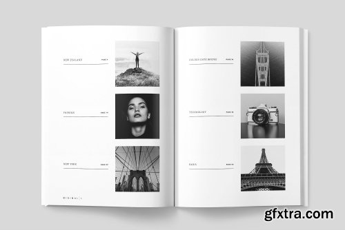 CreativeMarket MINIMAL MAGAZINE 2025418