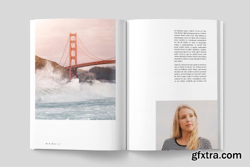 CreativeMarket MINIMAL MAGAZINE 2025418