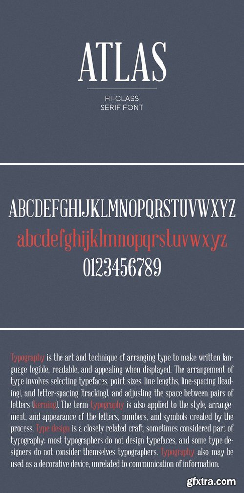 CM - Atlas Serif Font 2005513