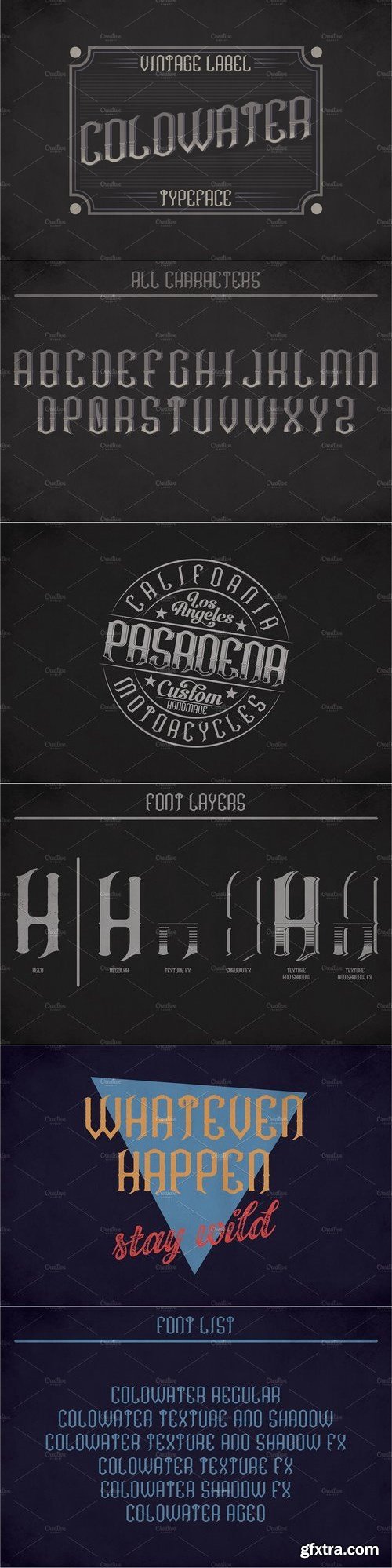 CM - Coldwater Label Typeface 1440570