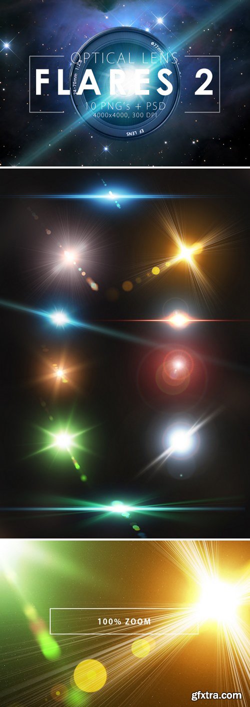 CM - 10 Optical Lens Flares Pack 2 369533