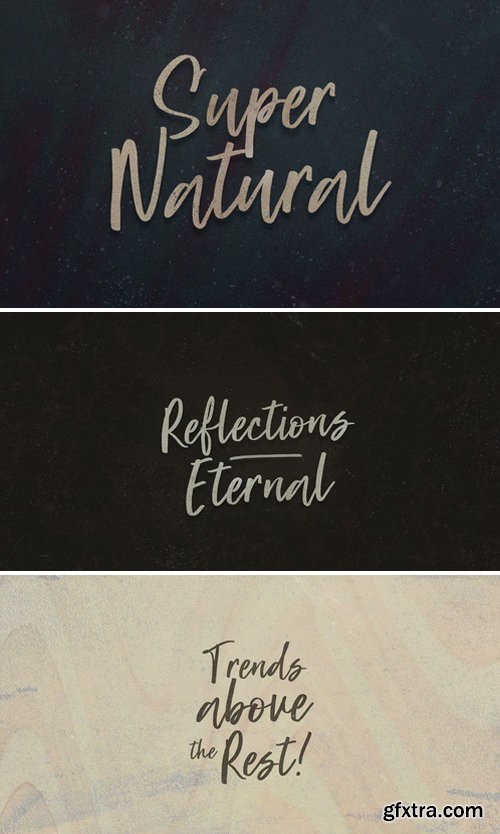 Super Natural Script Font