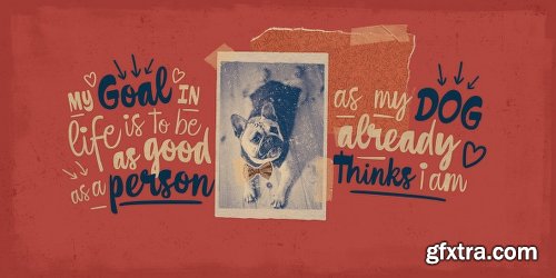 French Bulldog Font