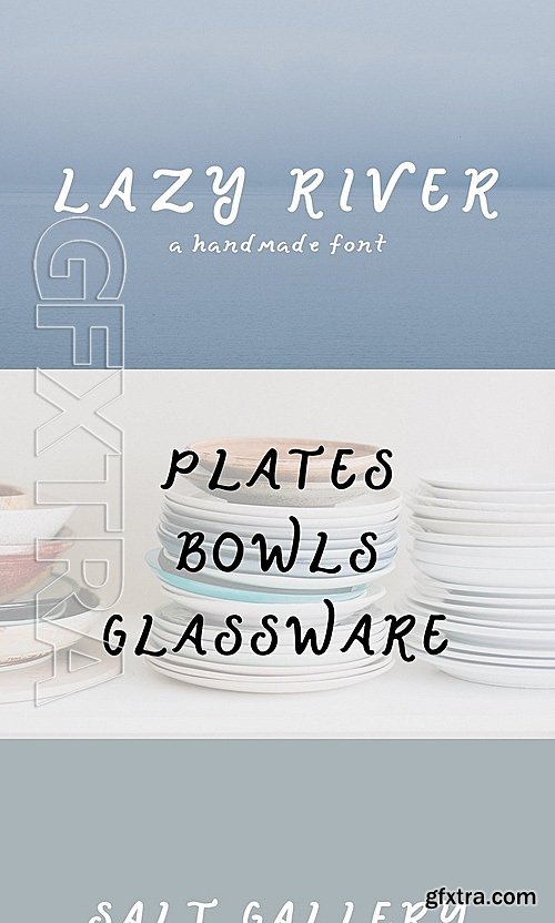 CM - Lazy River hand lettered font 1418472