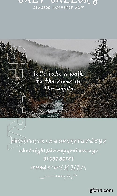 CM - Lazy River hand lettered font 1418472