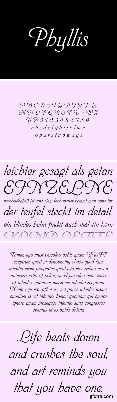 Phyllis Font Family