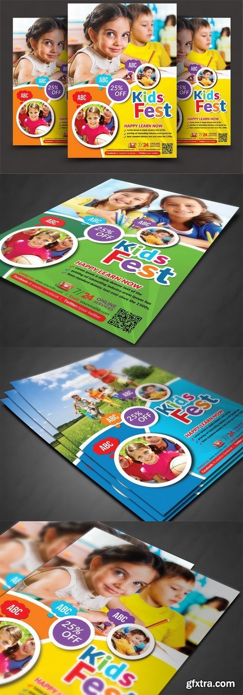 CM - Kids Summer Camp Flyers 1366875