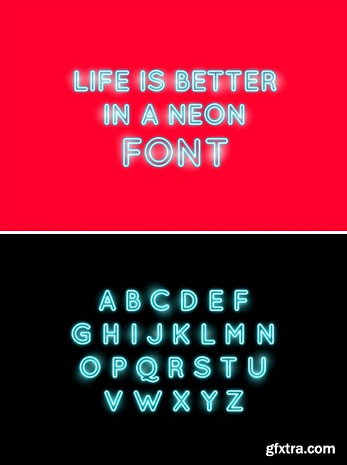 Neon Font 1821061