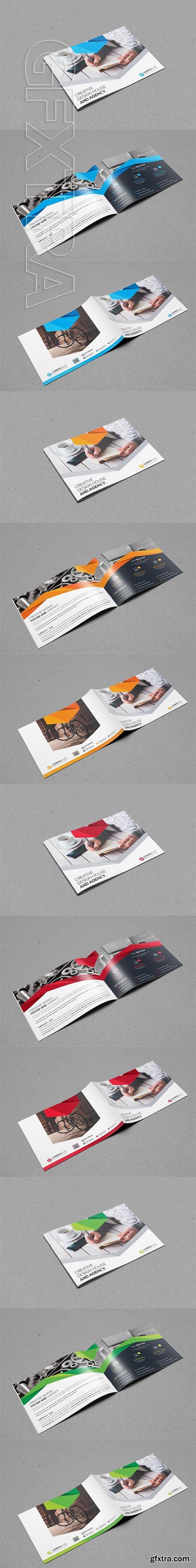 CreativeMarket - Landscape Bi-Fold Brochure 2048936