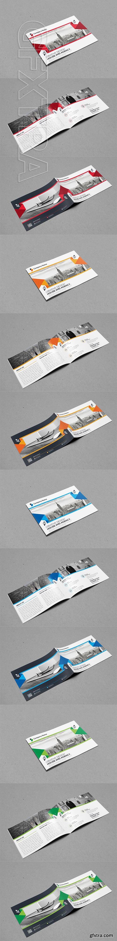 CreativeMarket - Landscape Bi-Fold Brochure 2048893