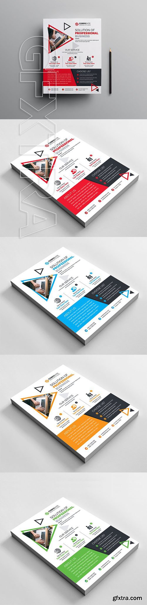 CreativeMarket - Modern Business Flyer 2048141