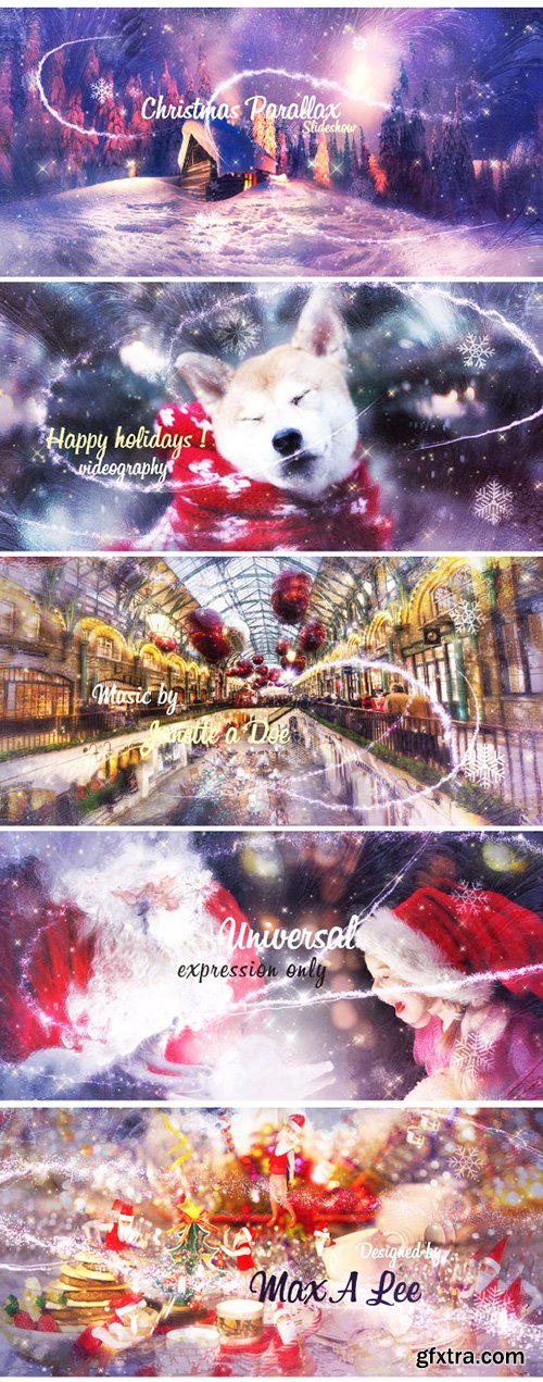 Videohive Christmas Parallax Slideshow 18596477