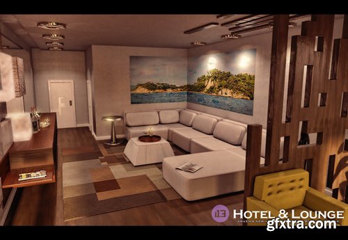 i13 Hotel and Lounge Environment with Poses