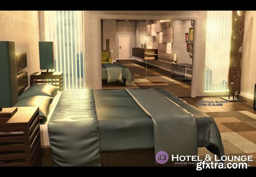 i13 Hotel and Lounge Environment with Poses