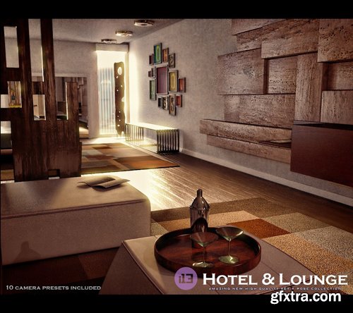 i13 Hotel and Lounge Environment with Poses