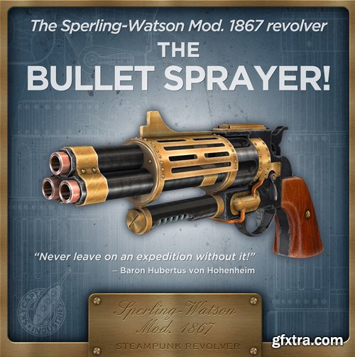 Sperling-Watson Mod. 1867 Steampunk Revolver