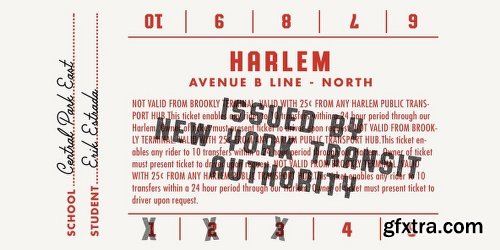 Authority Font Family - 6 Fonts