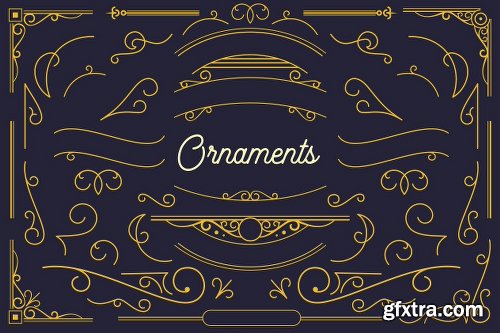 CreativeMarket The Beauty Script & Ornaments 1774606