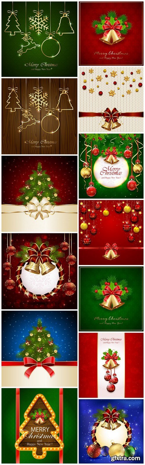 New Year & Christmas Design 5 - 13xEPS Vector Stock