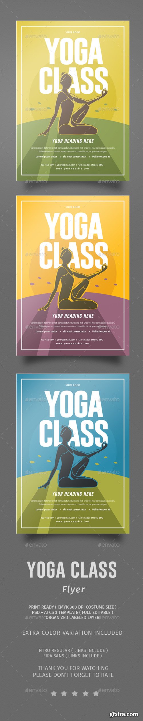 GR - Yoga Class Flyer 14178801