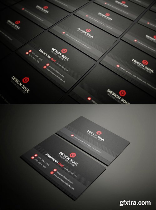 Dark Business Card