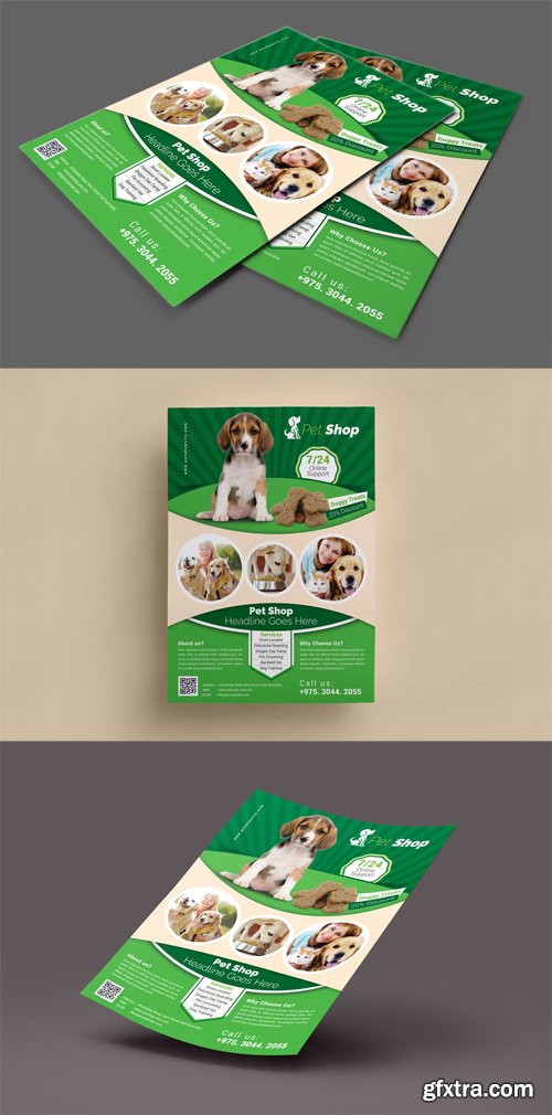 Pet Shop Flyer Template