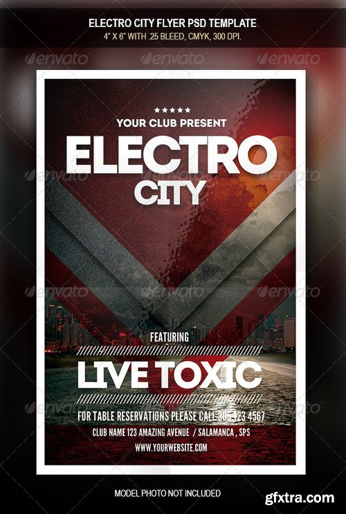 Graphicriver Electro City Flyer 7993365