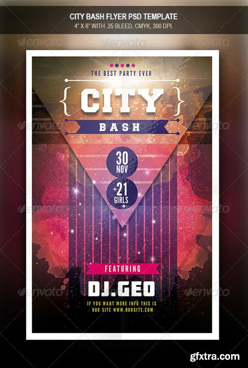 Graphicriver City Bash | Flyer Template 7852272