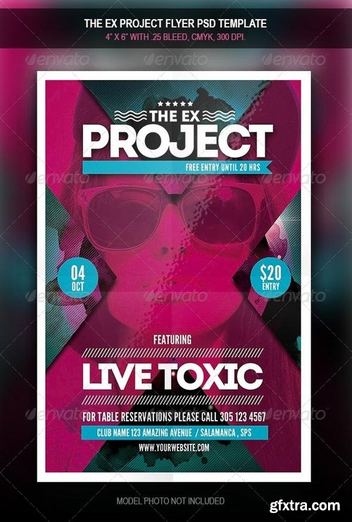 Graphicriver The X Project | Flyer Template 7900828