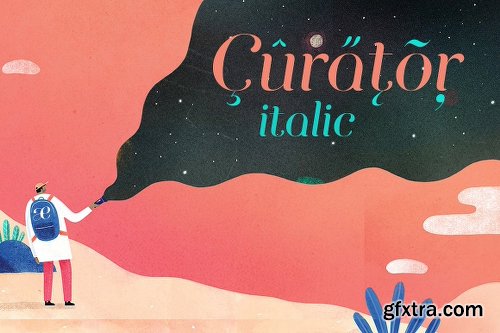 CreativeMarket Curator Italic 2028985