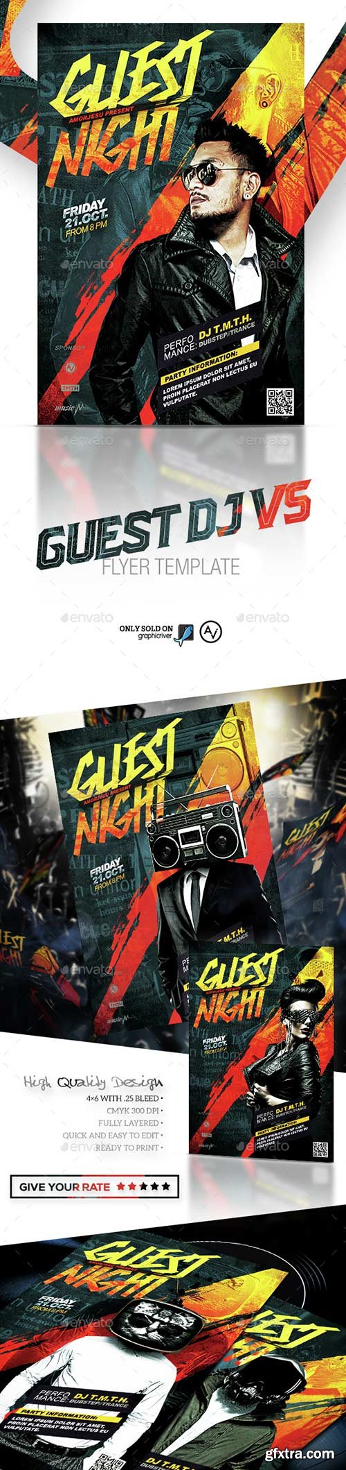 Graphicriver - Guest DJ Flyer Template V5 15359906