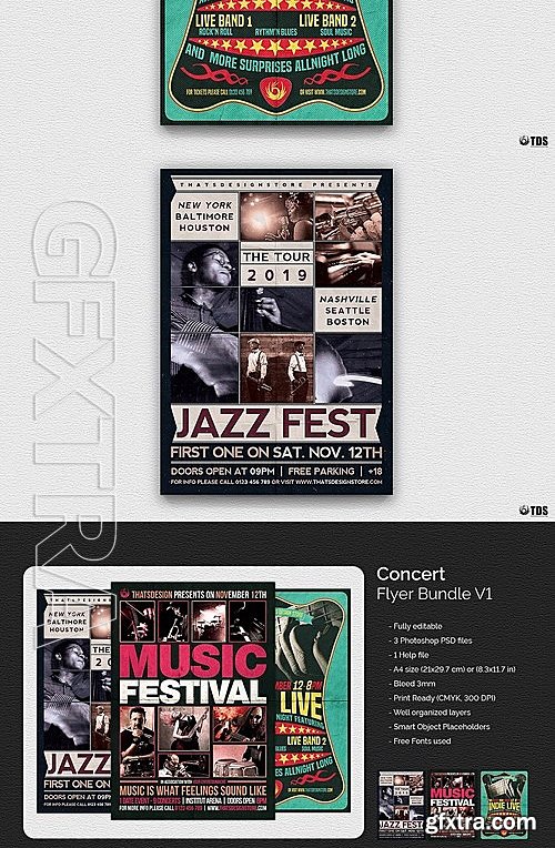 CM - Concert Flyer Bundle V1 2043391