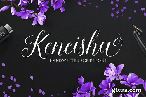 Keneisha Font Family - 2 Fonts