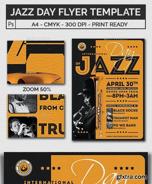 GraphicRiver - Jazz Day Flyer Template 20967287