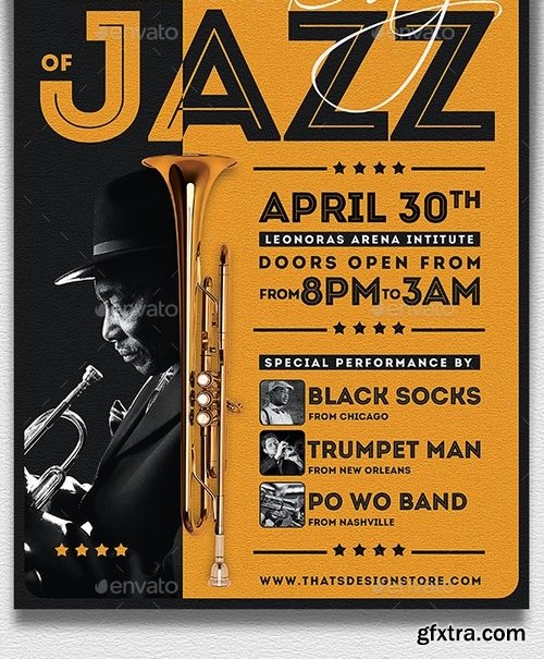 GraphicRiver - Jazz Day Flyer Template 20967287