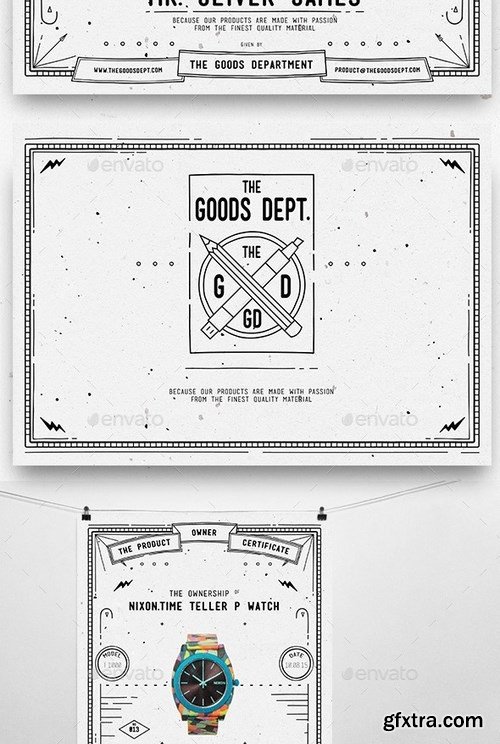 GraphicRiver - Modern Product Certificate 12040250