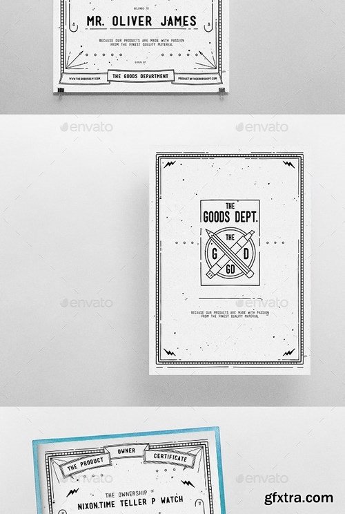 GraphicRiver - Modern Product Certificate 12040250